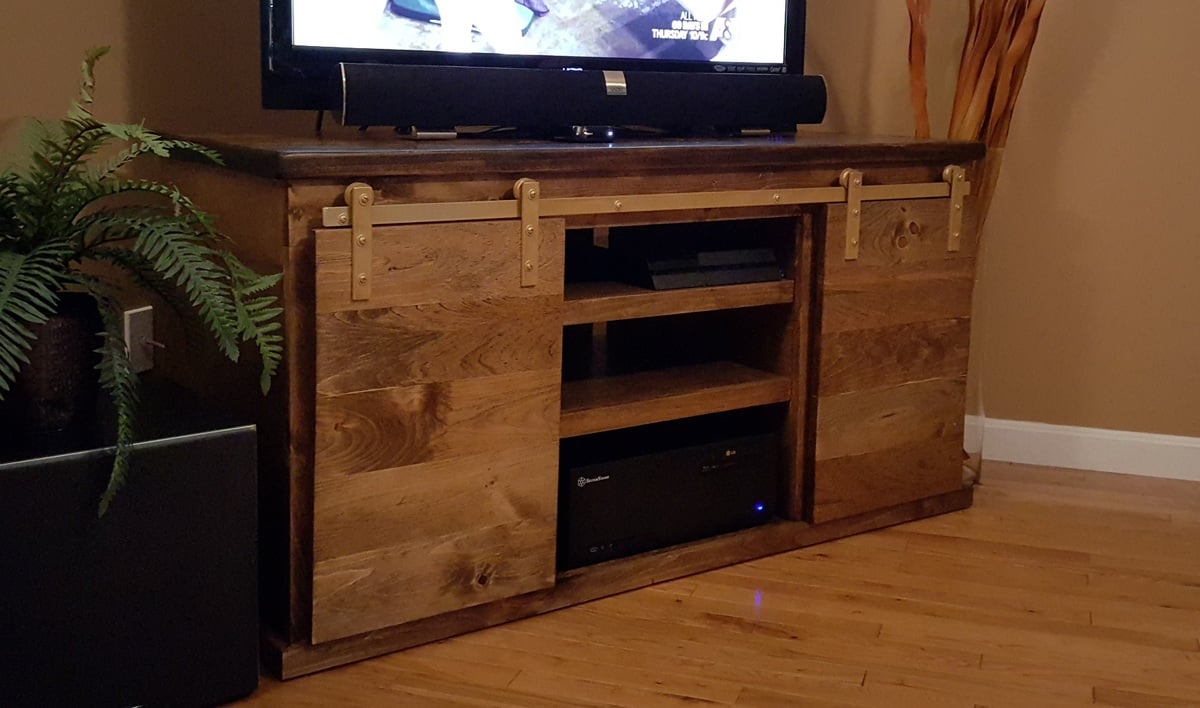 ana white | barn door tv stand - diy projects