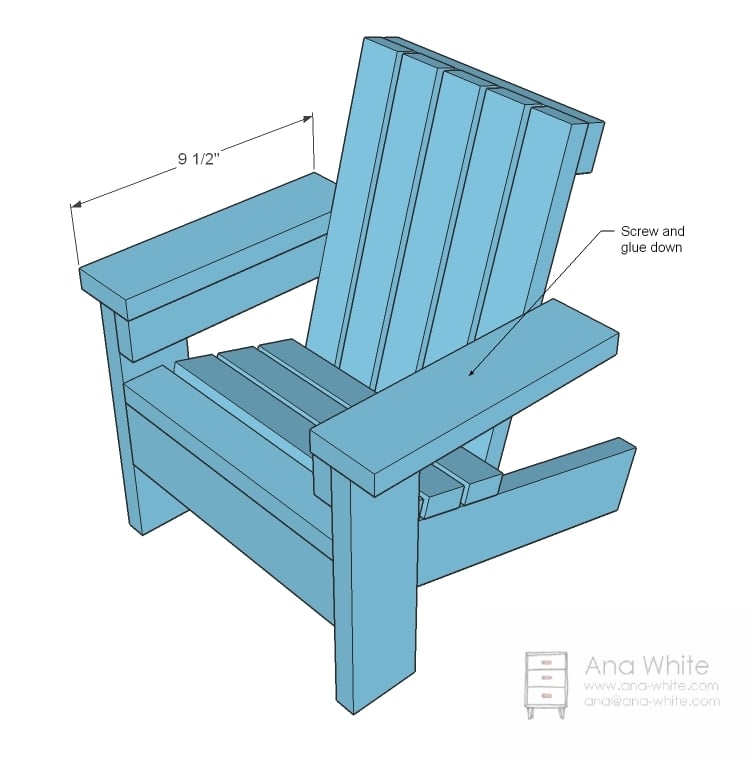 DIY Wood Design: Child adirondack chair plans free