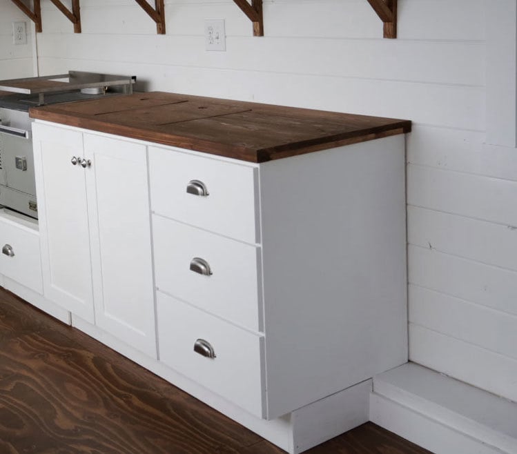 Tiny House Kitchen Cabinet Base Plan Ana White