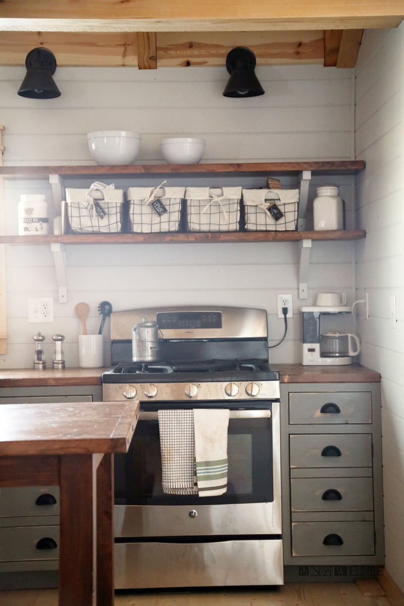 Diy Apothecary Style Kitchen Cabinets Ana White