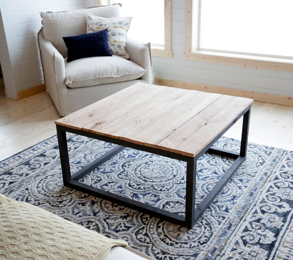 Ana White | Industrial Style Coffee Table as seen on DIY ...
