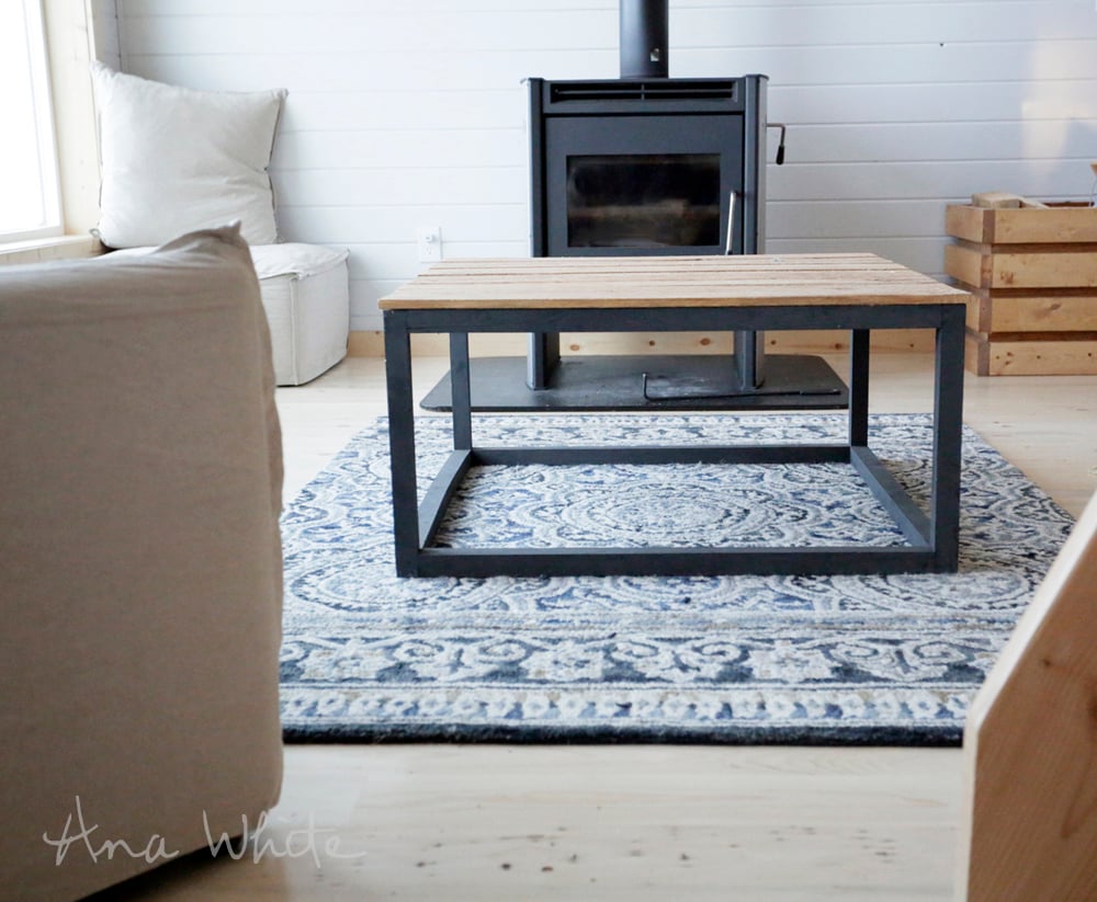 Ana White | Industrial Style Coffee Table as seen on DIY ...