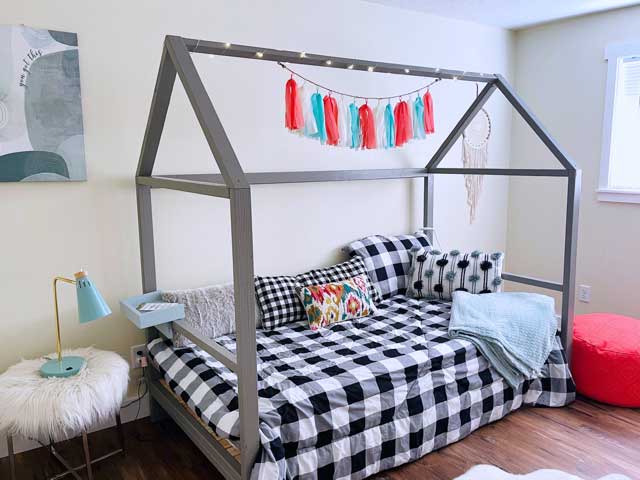 diy house bed