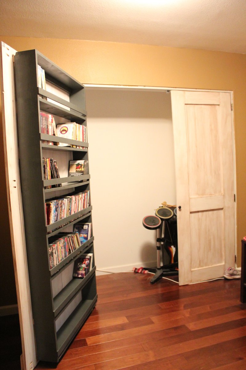 Ana White | Closet Door and DVD Storage - DIY Projects