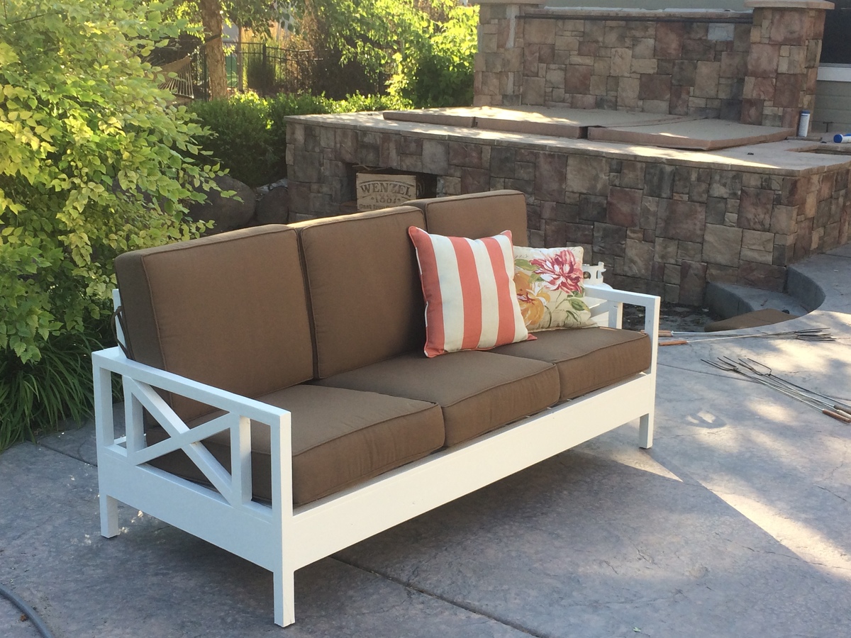 Ana White Outdoor Sofa Mashup DIY Projects