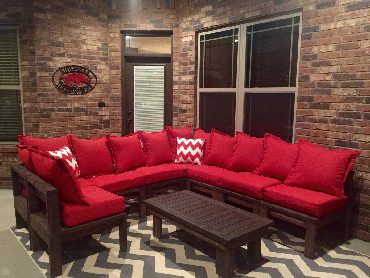 Ana White Outdoor Sectional - DIY Projects