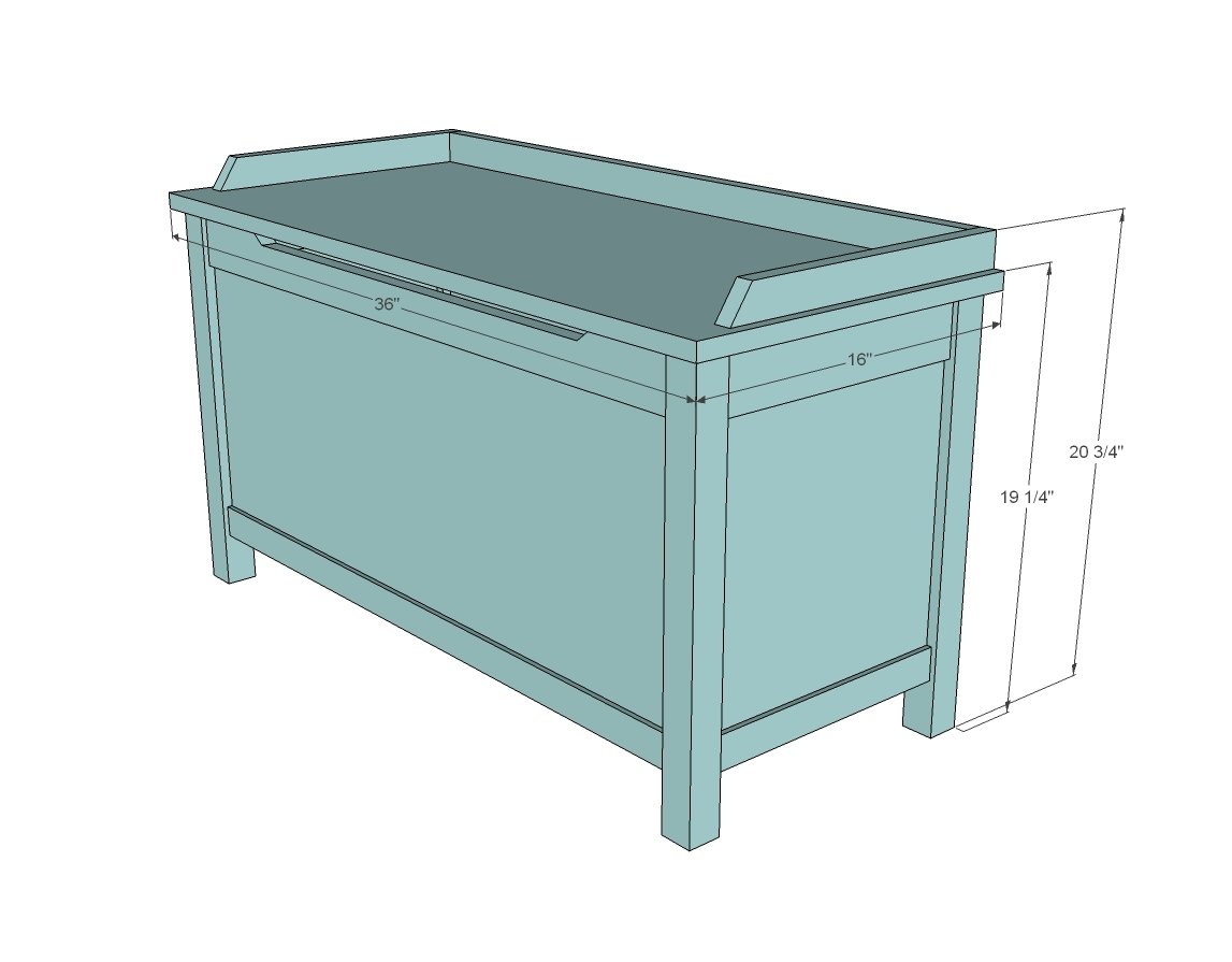 toy box dimensions