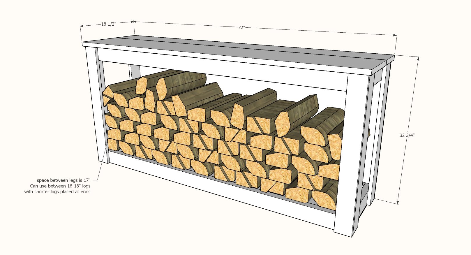 firewood storage cabinet indoor dimensions