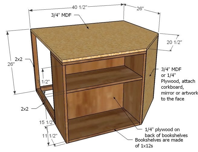 Corner Unit for the Twin Storage Bed