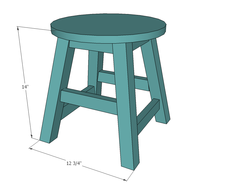 Ana White Play Table Stools - DIY Projects