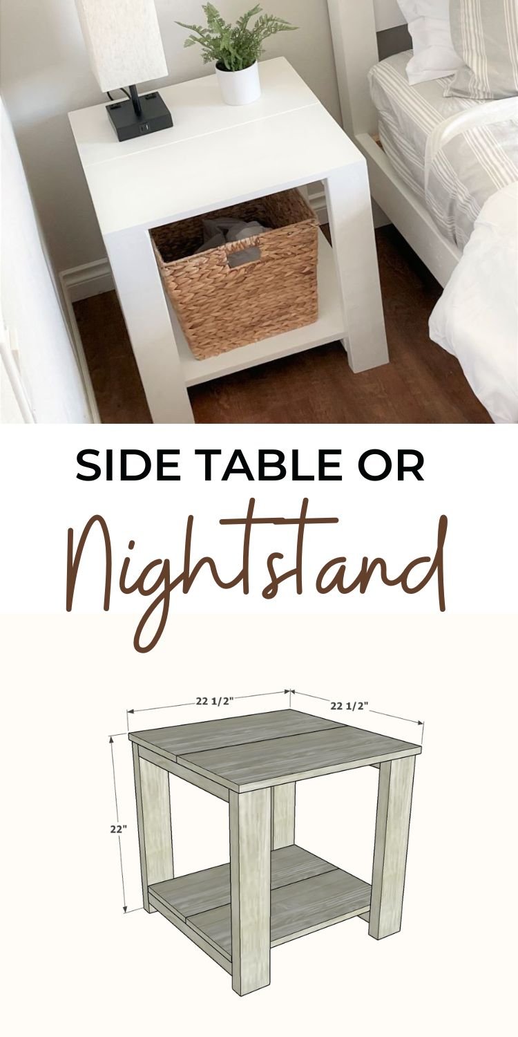 Side Table or Nightstand 