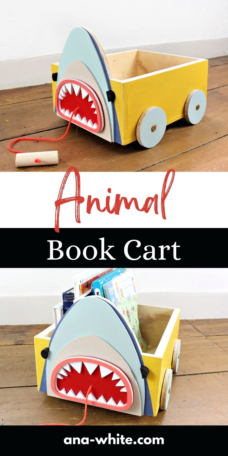 Animal Book Cart