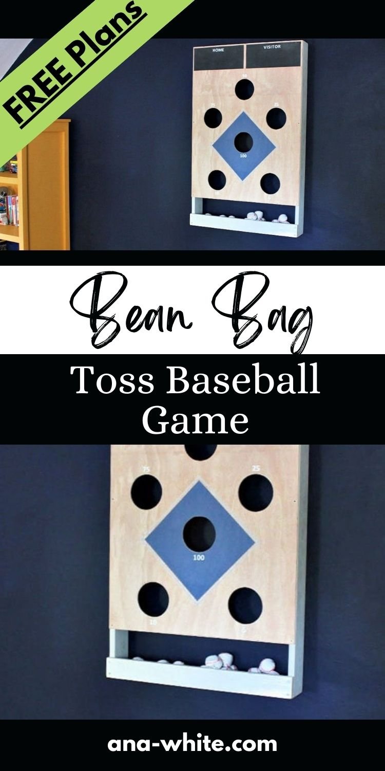 Bean Bag Toss Baseball Game