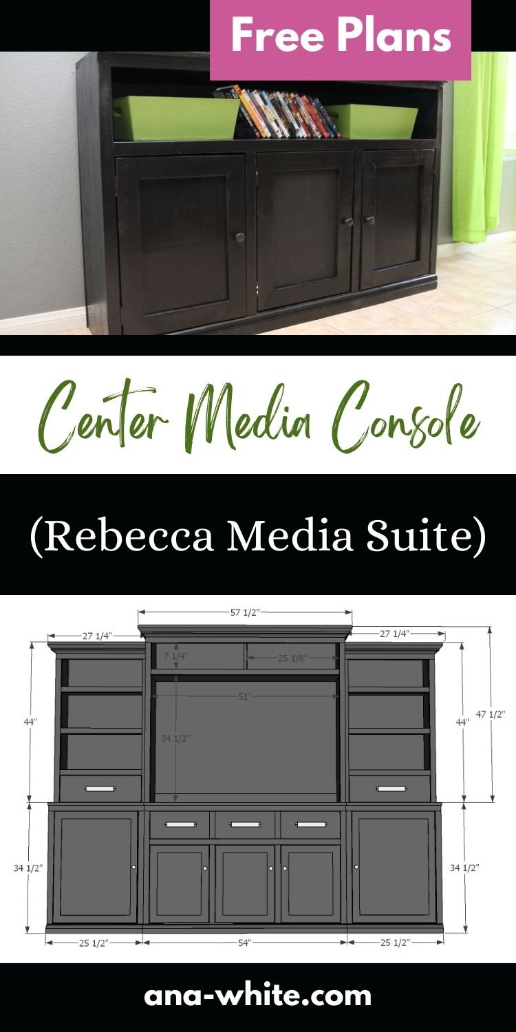 Center Media Console (Rebecca Media Suite)