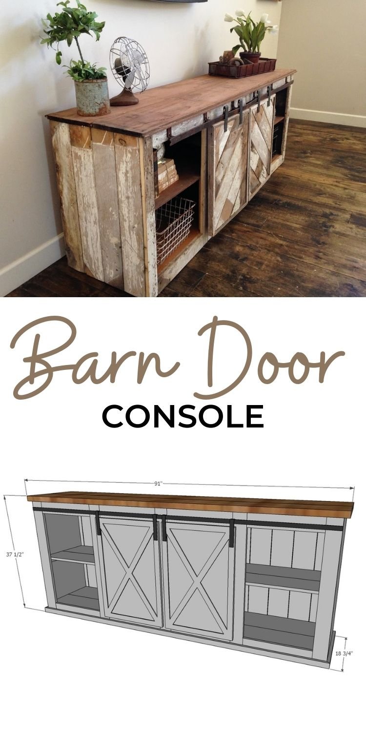 Barn Door Console