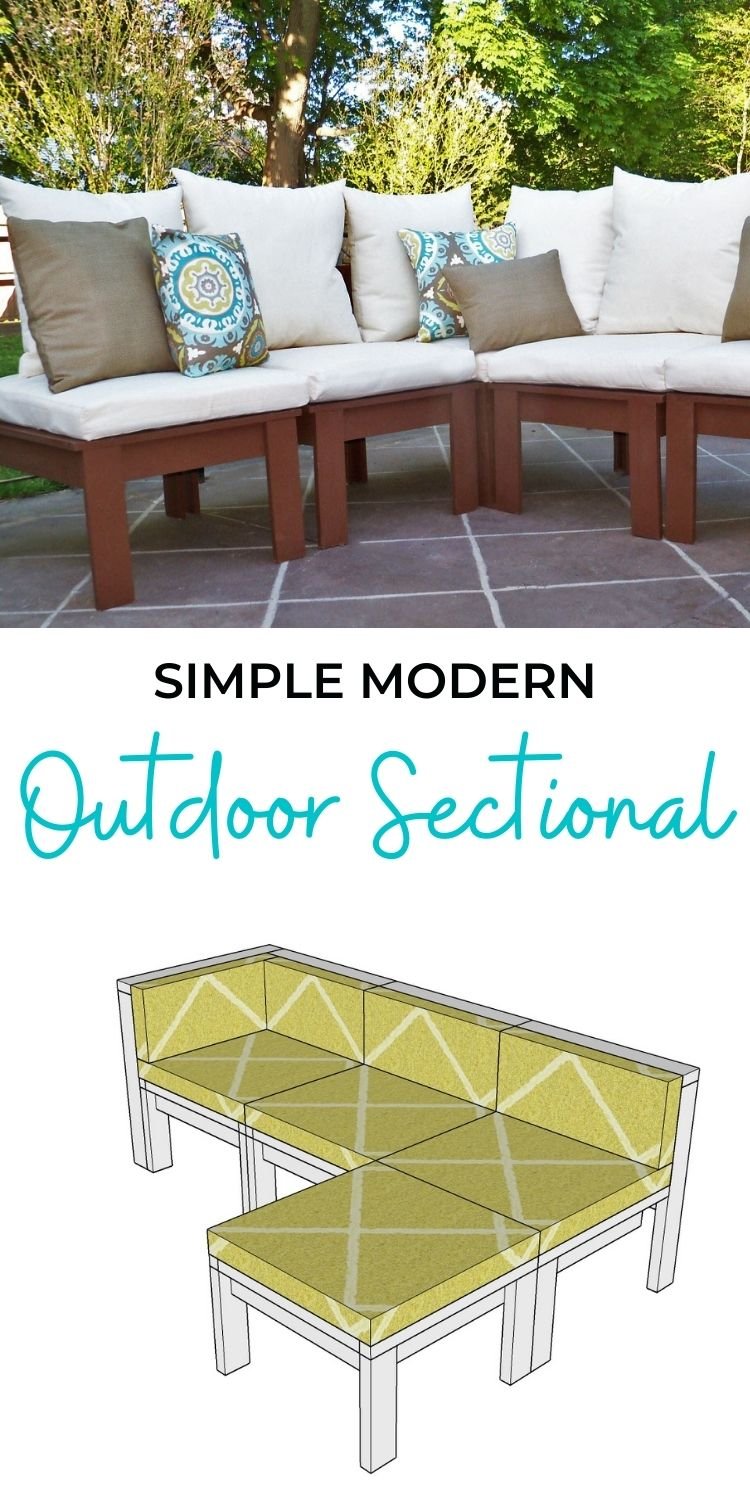 Modern Outdoor Sectional 