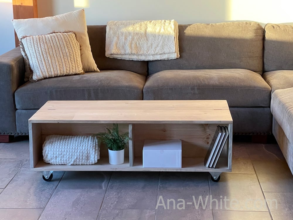 home workout coffee table storage ideas