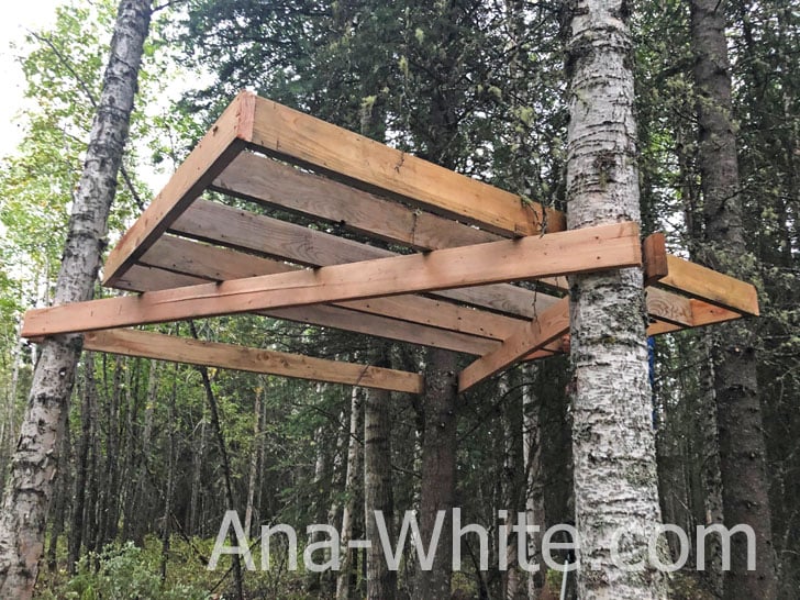 building a kids treehouse