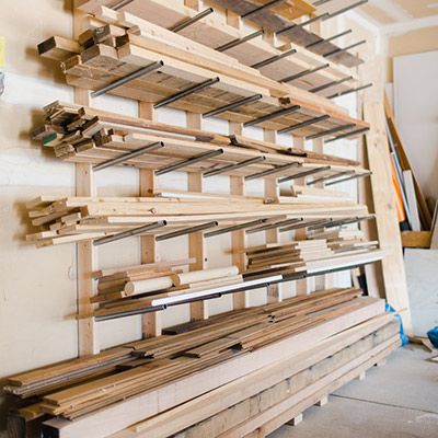 simple lumber storage