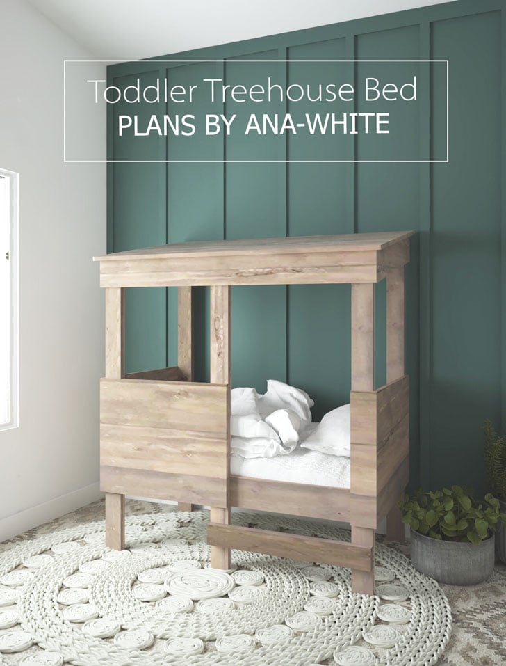 plans for a toddler playhouse bed