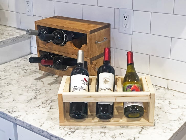 wood wine holder stackable
