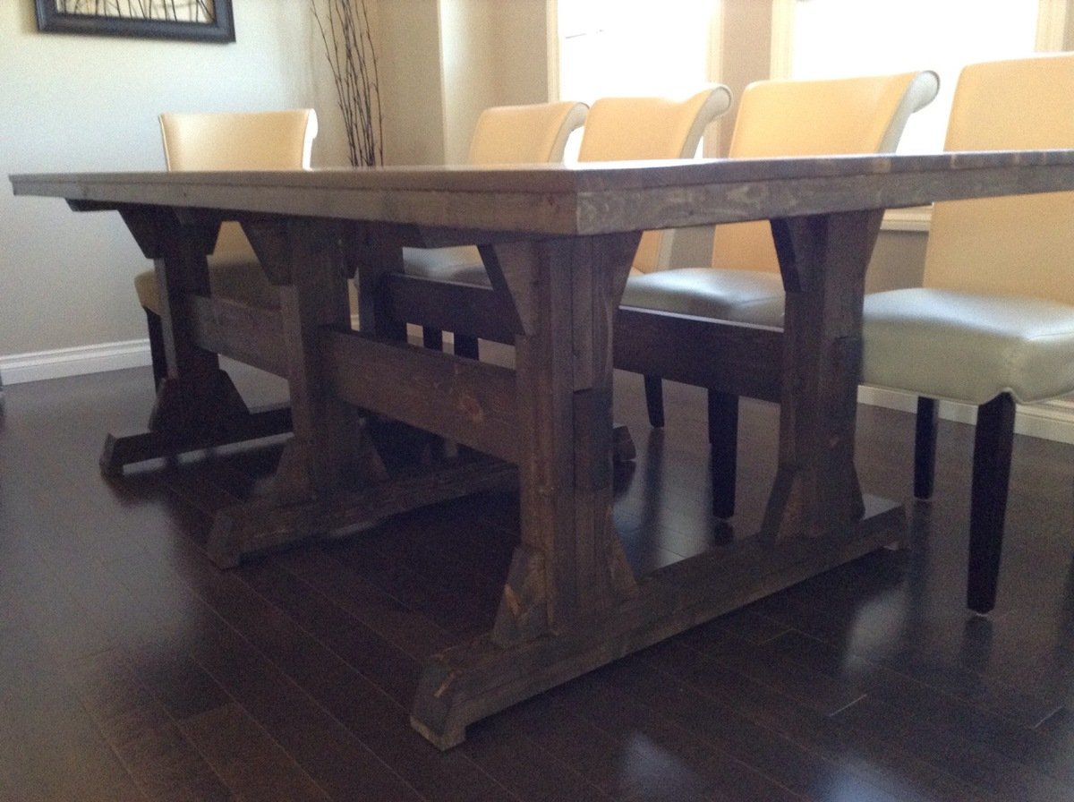 rustic dining table extra large