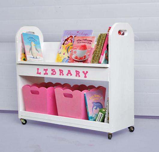play library book cart toy