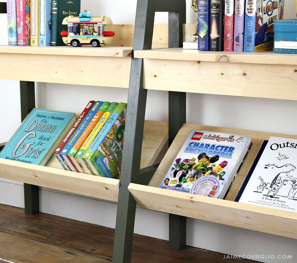Modern Kids Bookrack Ana White, Childrens Bookcase Plans