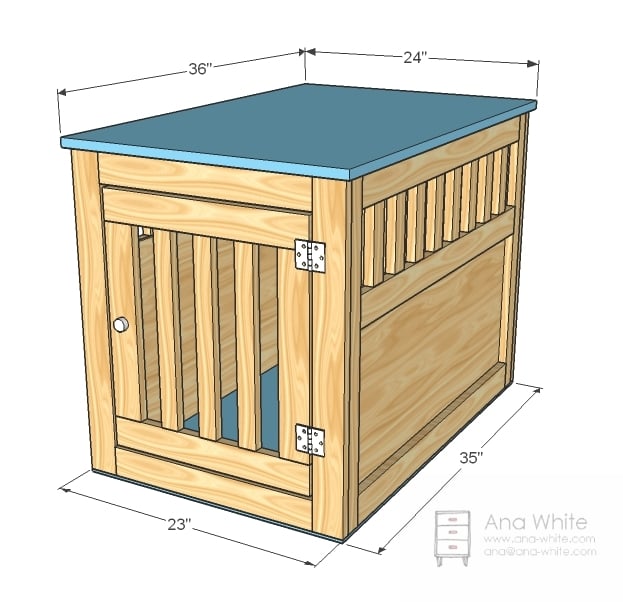 ... Pet Kennel End Table | Free and Easy DIY Project and Furniture Plans