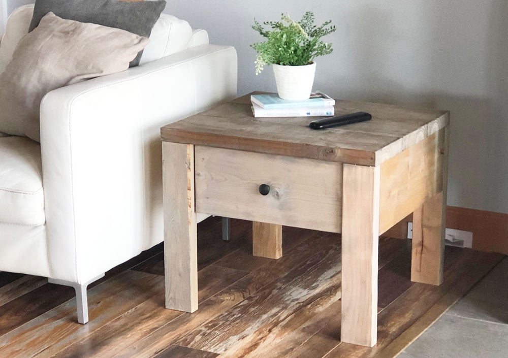 easy to build diy end table plans ana white