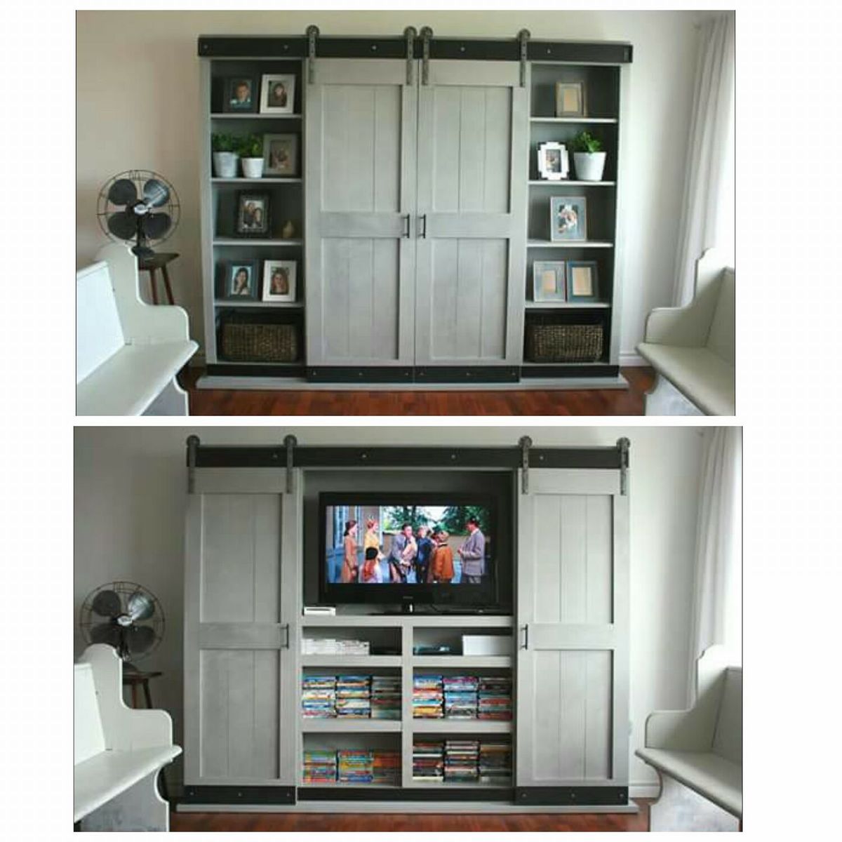 Ana White | Sliding Door Cabinet for TV - DIY Projects