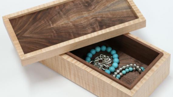 wooden jewelry box
