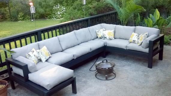 build an outdoor sectional