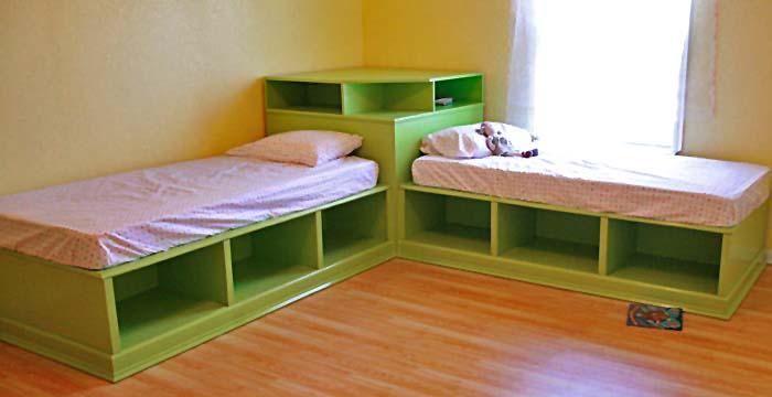 Corner Unit for the Twin Storage Bed
