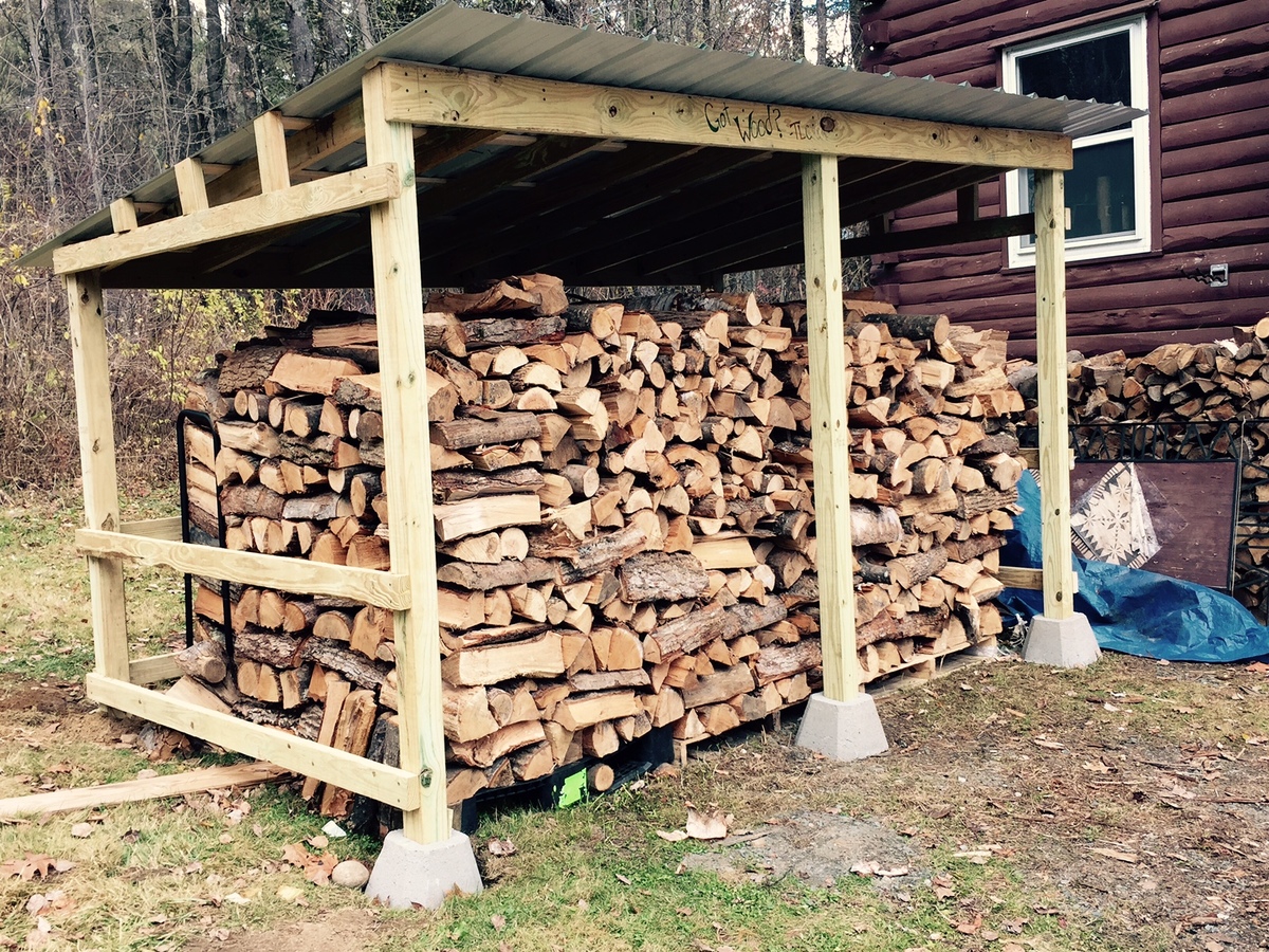ana white firewood shed - diy projects