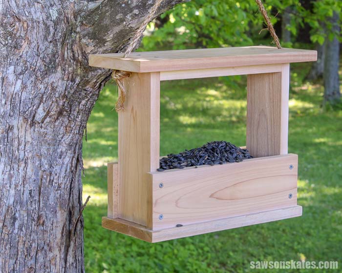 easy build bird feeder