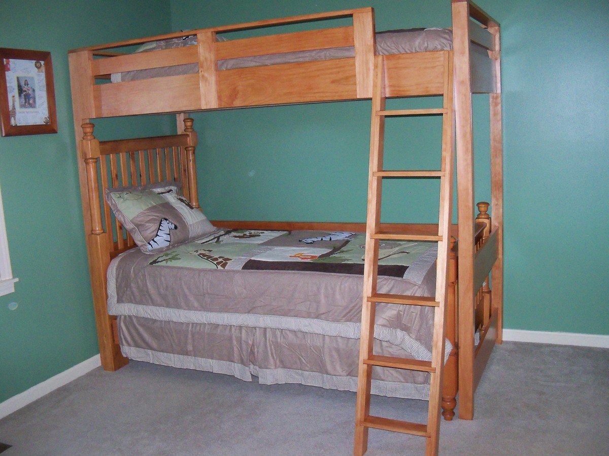 Turning The Loft Bed Into A Bunk, How To Turn A Regular Bed Into Loft