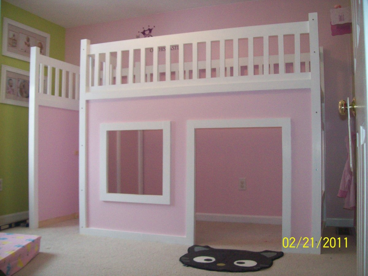 girls playhouse bed