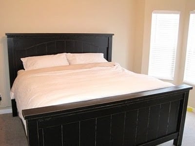 Farmhouse Bed California King Size, Dimensions Of A Cal King Bed Frame