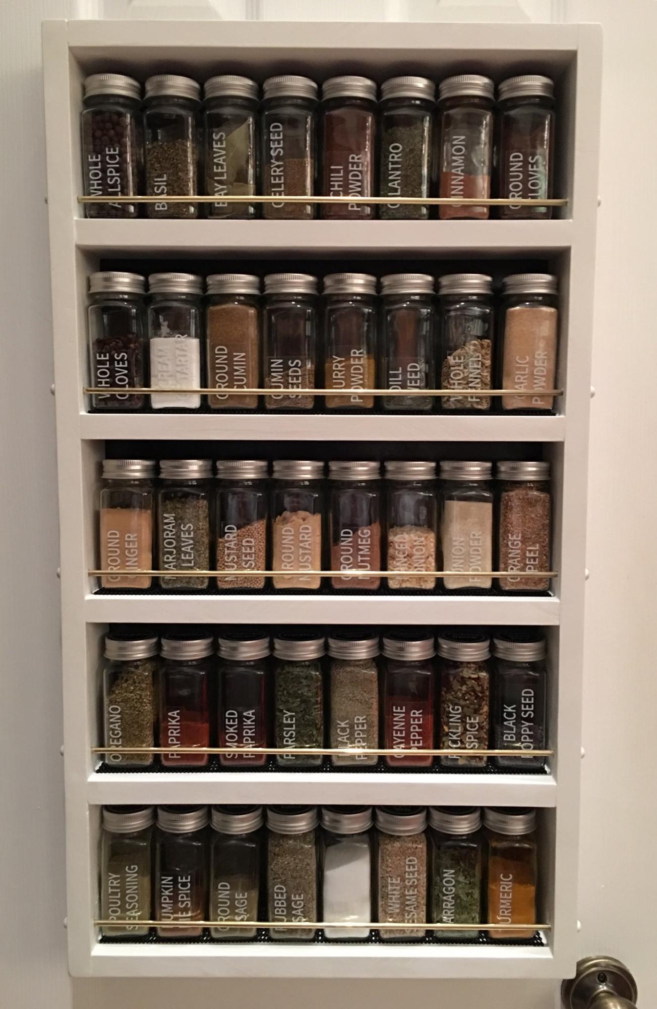 How to Make a Built-In Spice Rack