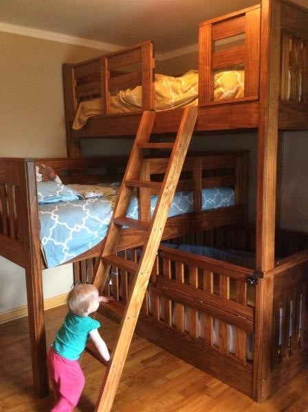 twin over crib bunk bed