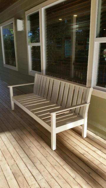 Ana White Front Porch Bench - DIY Projects