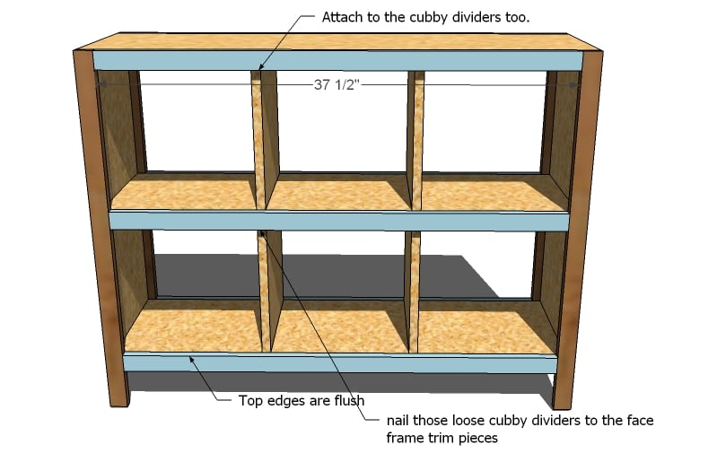 6 Cube Organizer Ana White - Diy Cubby Shelf Plans