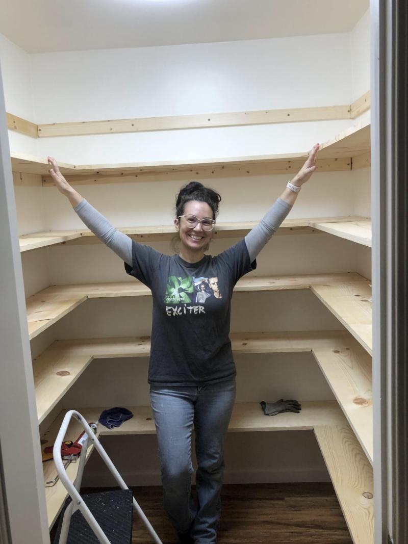 easy pantry shelving