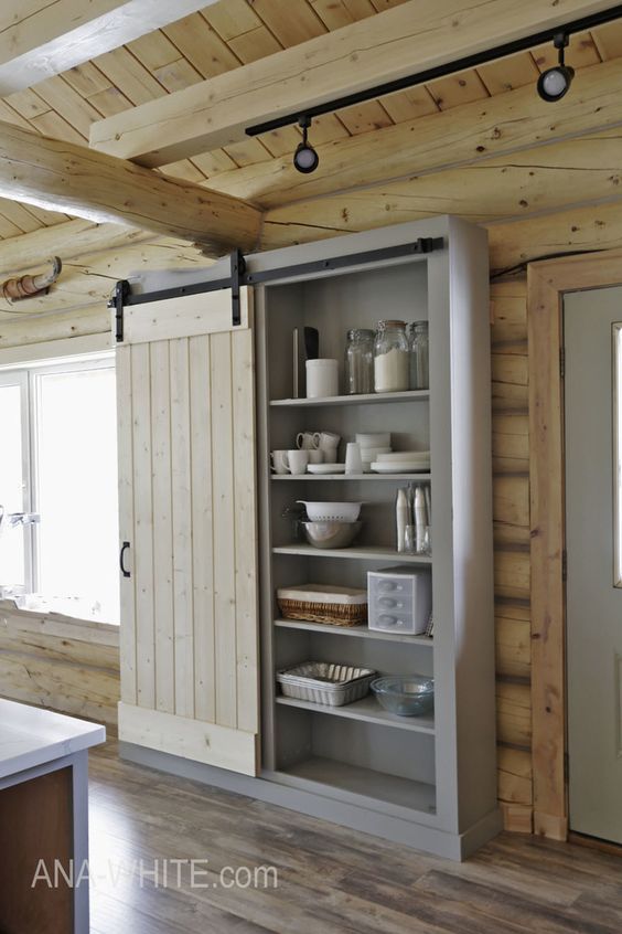 barn door pantry