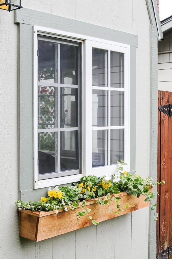 window box cedar window planter box