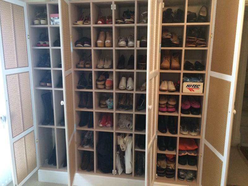 shoe shrine shoe storage shoe shelves closet storage