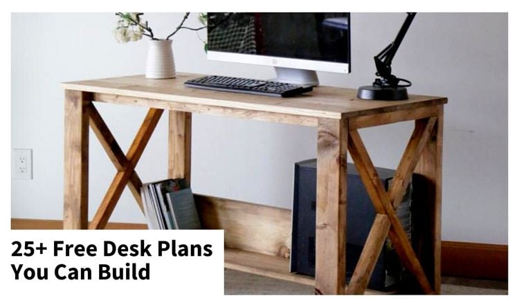 DIY Desk Plans for HOME | White