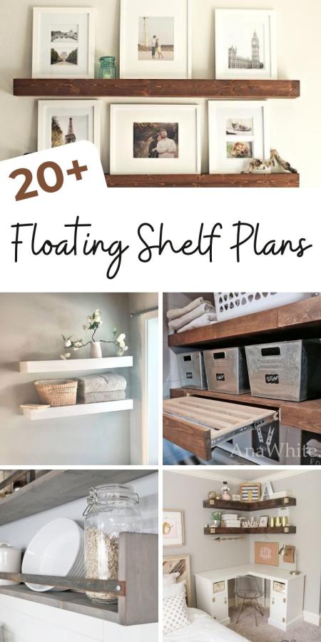 20+ Best Floating Shelf Plans