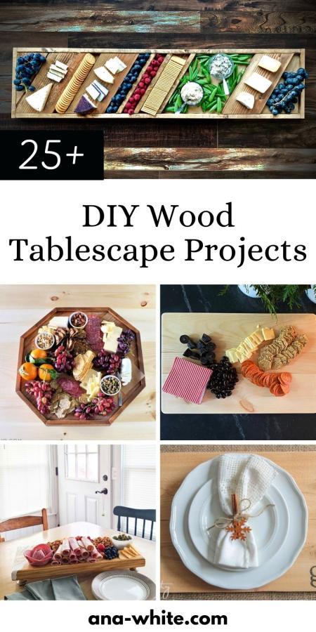 DIY Wood Tablescape Projects